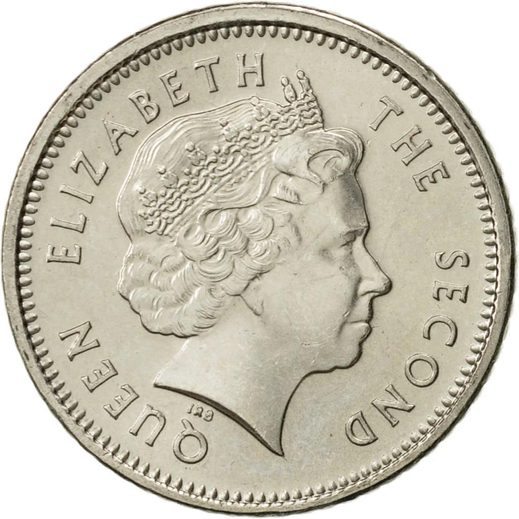 Falkland Islands 5 Pence Coin | 5 Pence Coin | Elizabeth II | Albatross | KM132 | 2004 - 2011