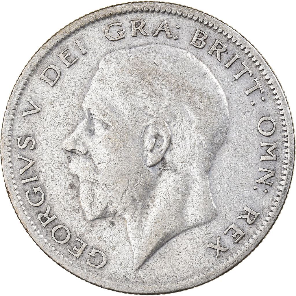 United Kingdom | 1/2 Crown Coin | George V | KM:835 | 1927 - 1936