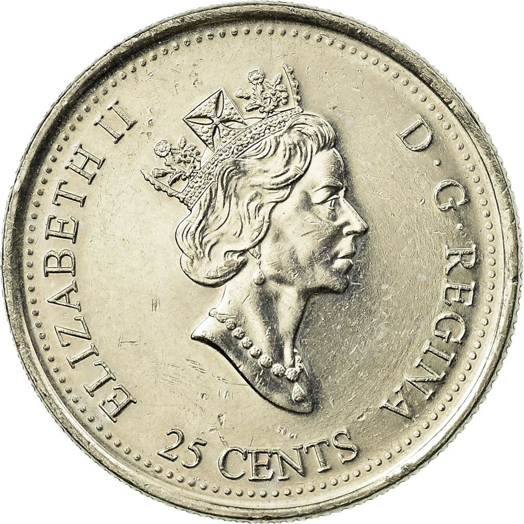 Canada | 25 Cents Coin | A Nation of People | Km:348 | 1999