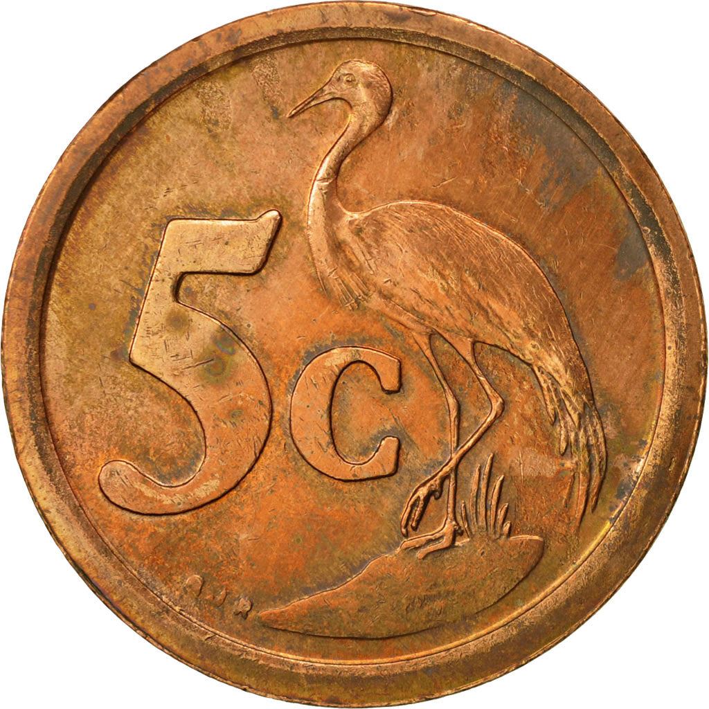 South Africa 5 Cents SOUTH AFRICA - SUID-AFRIKA Coin KM134 1990 - 1995