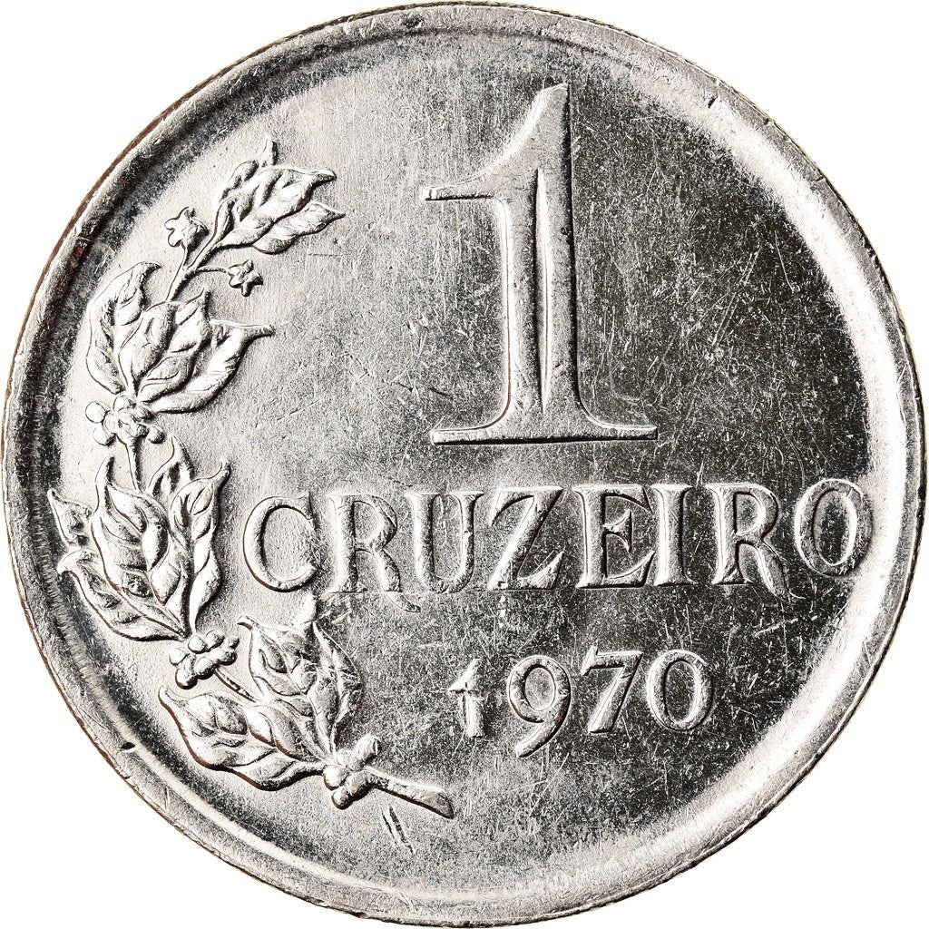 Brazil | 1 Cruzeiro Coin | Effigy | Km:581 | 1967 - 1970