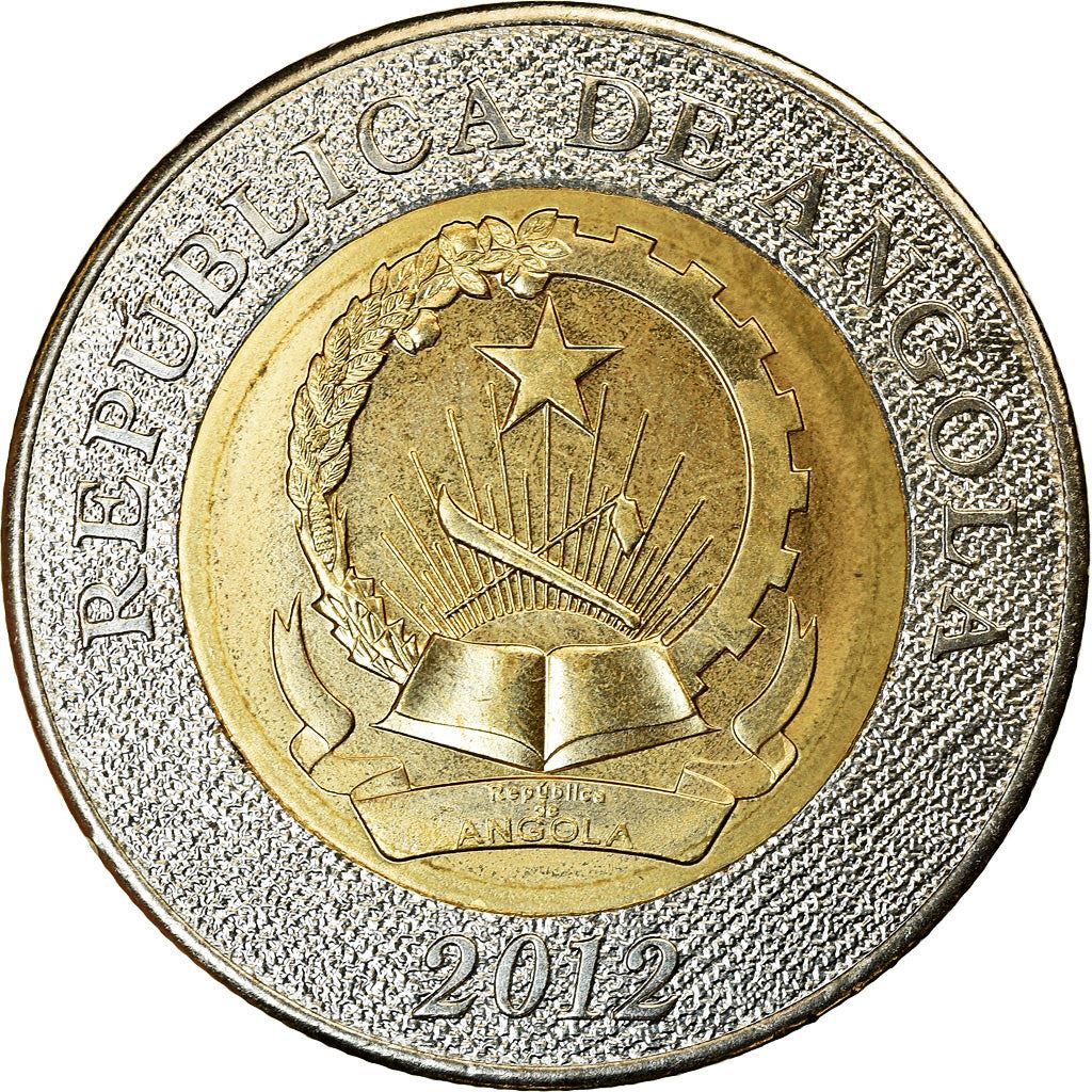 Angola | 10 Kwanzas Coin | Gear | Wreath | Km:110 | 2012