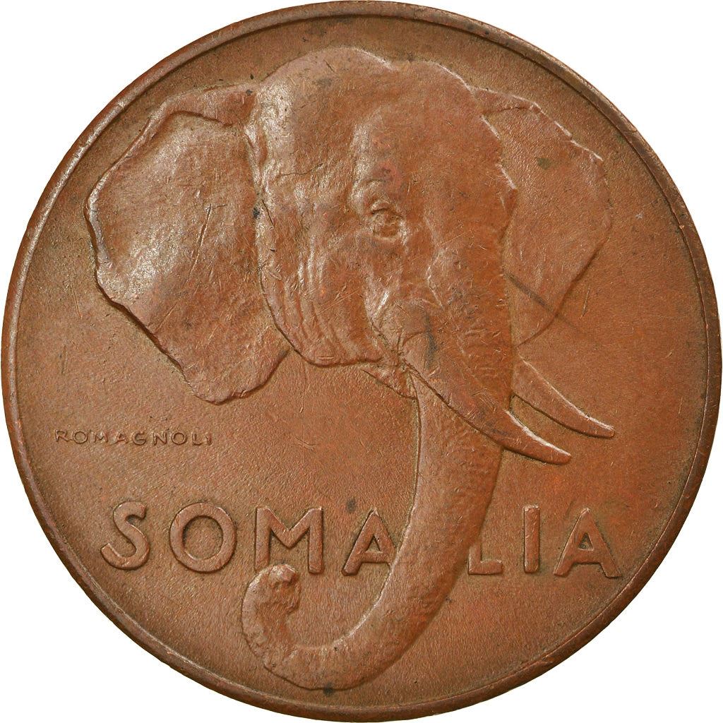 Somalia | 10 Centesimi Coin | Elephant | Km:3 | 1950