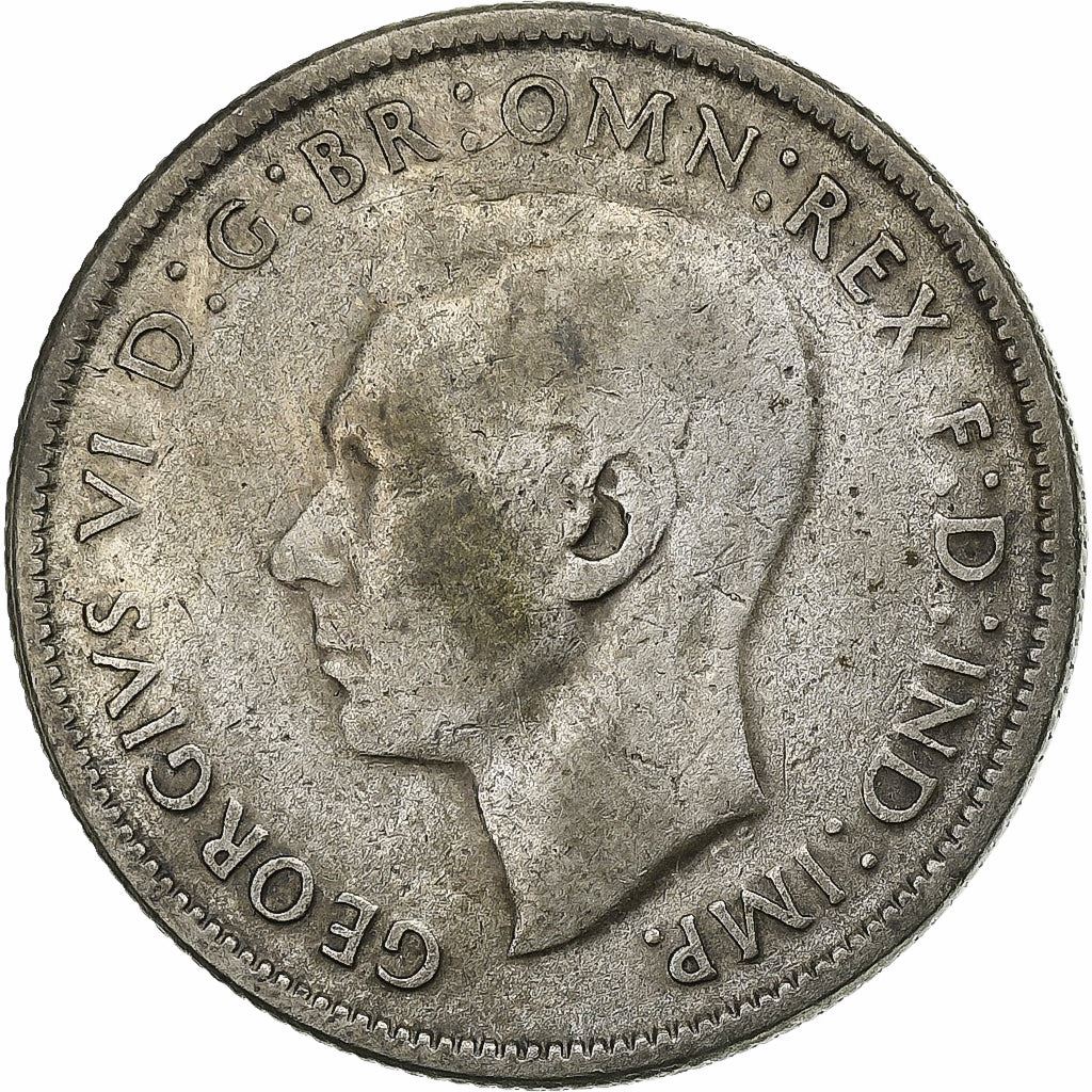 Australia | 1 Florin Coin | George VI | Km:40A | 1946 - 1947