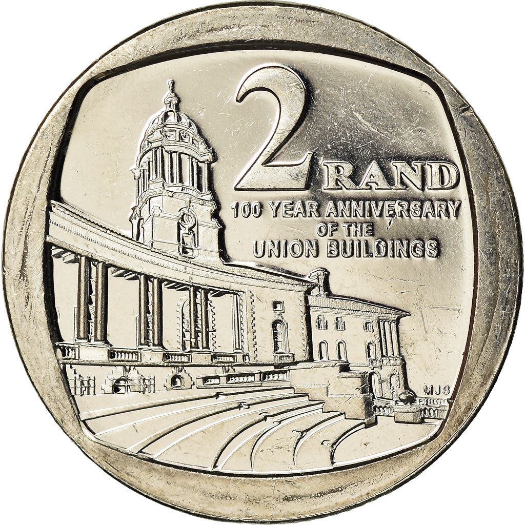 South Africa | 2 Rand Coin | Union Buildings | 100th Anniversary | Uc:101 | 2014
