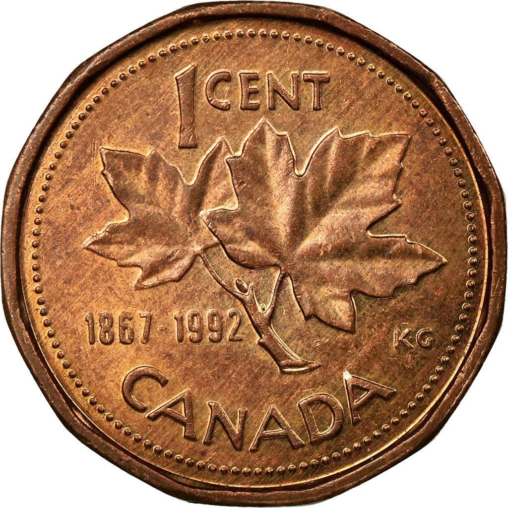 Canada | 1 Cent Coin | Bronze | Confederation | KM:204 | 1992