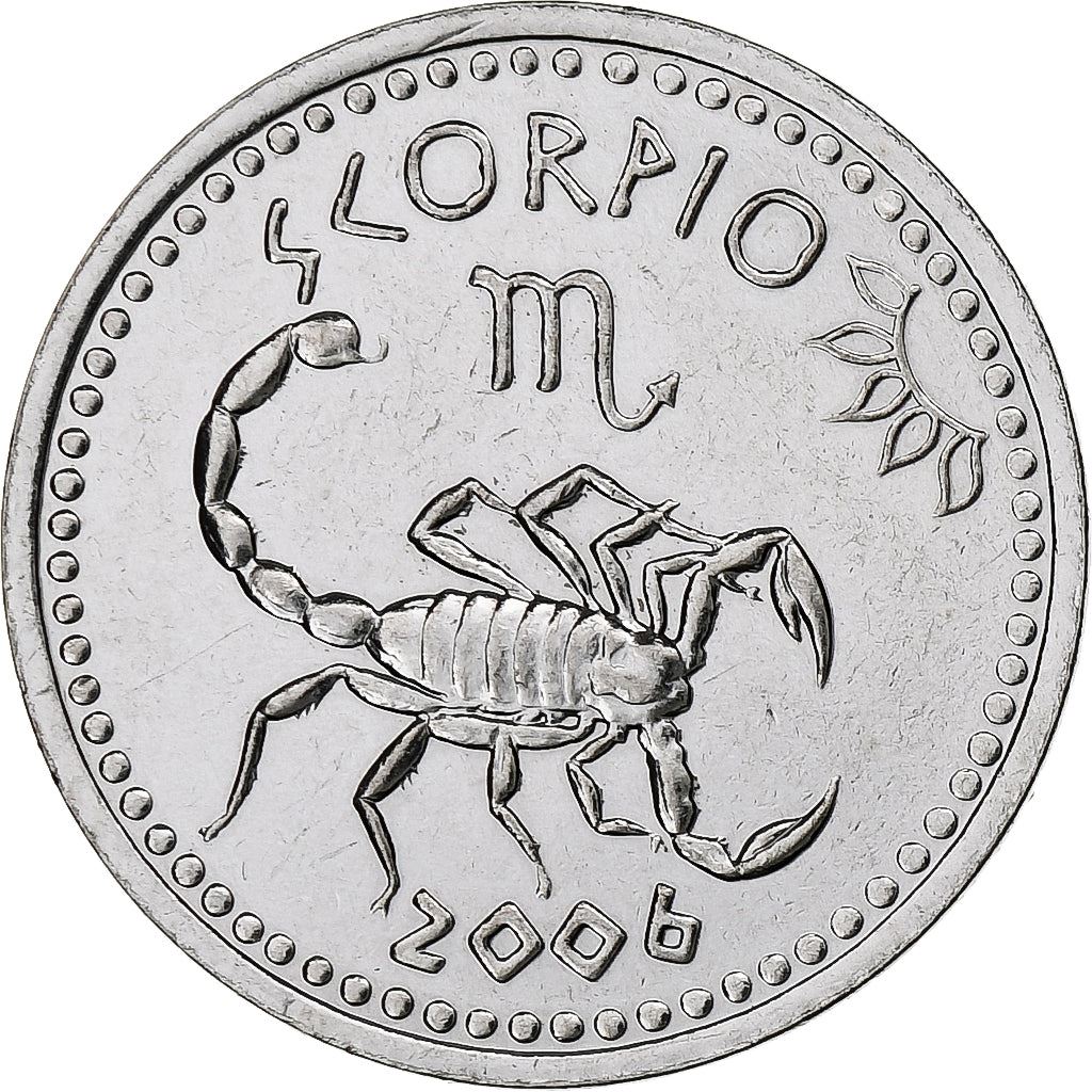 Somaliland | 10 Shillings Coin | Scorpio | Stainless steel | KM:16 | 2006