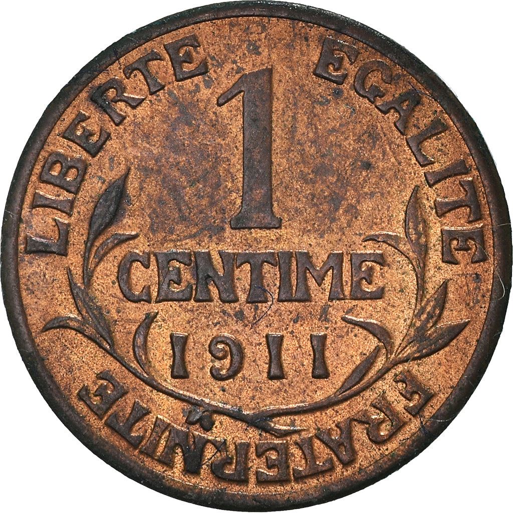 French 1 Centime Coin | Third Republic | KM840 | France | 1898 - 1920