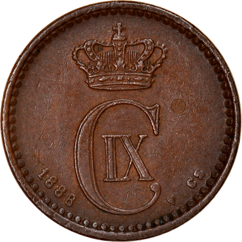 Denmark | 1 Ore Coin | Monogram | Km:792.1 | 1874 - 1904