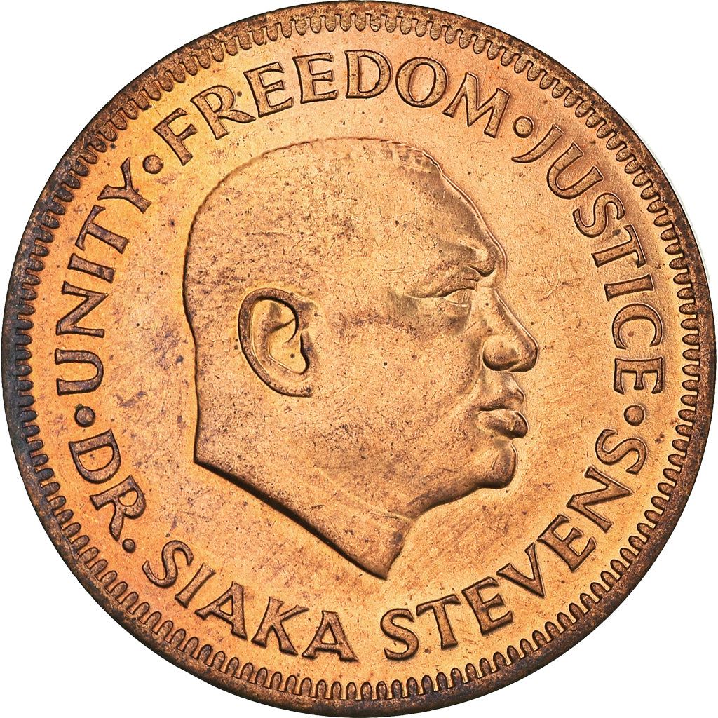 عملة سنت واحد سيراليون | الرئيس سياكا بروبين ستيفنز | KM32 | 1980