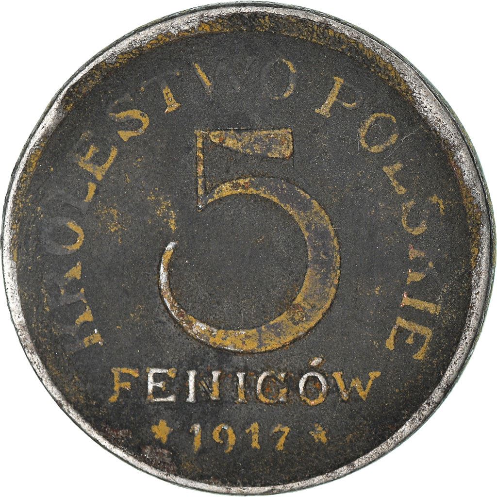 Poland | 5 Fenigow | Eagle | KM5 | 1917 - 1918