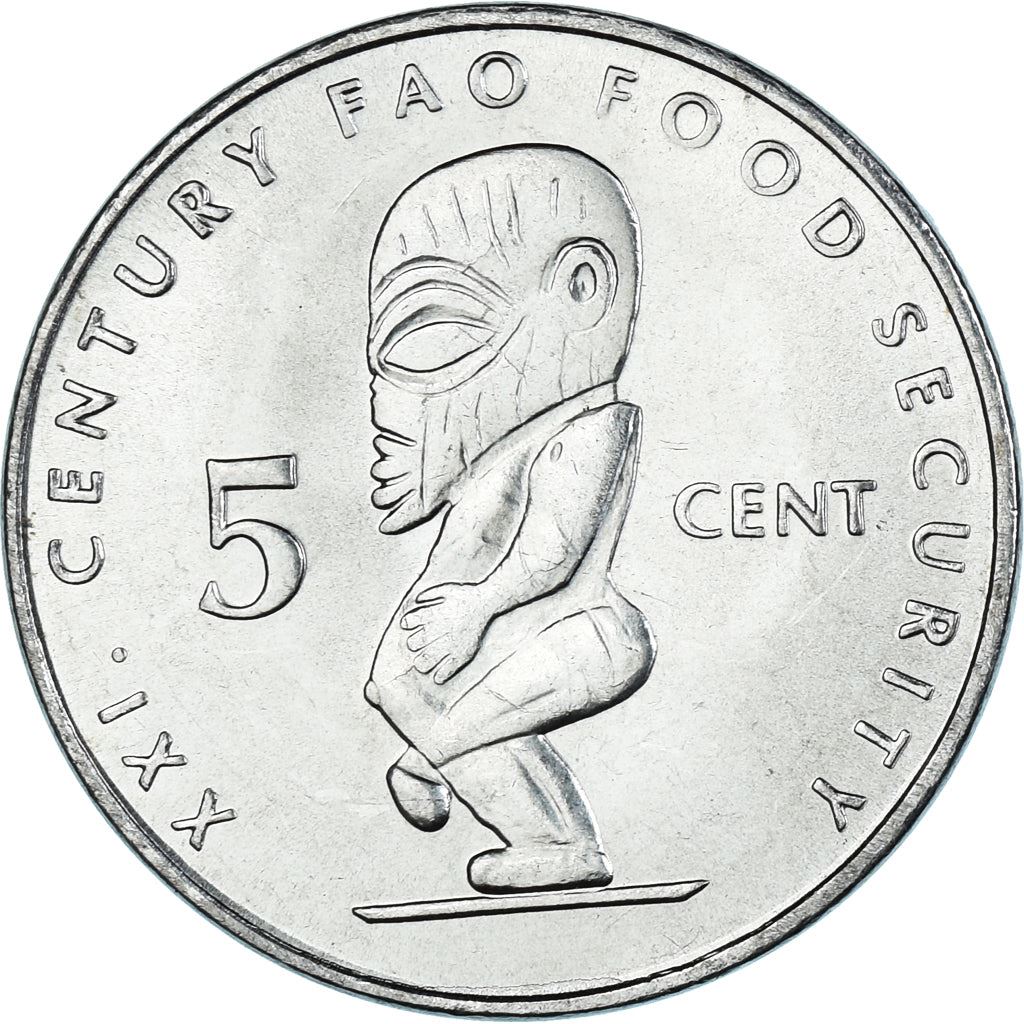 Cook Islands | 5 Cents Coin | Tangaroa | Km:369 | 2000