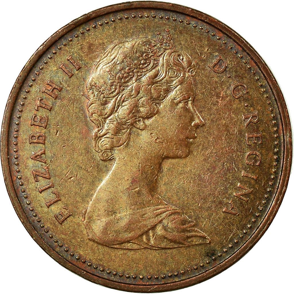 Canada | 1 Cent Coin | Bronze | 2nd portrait | KM:127 | 1980-1981