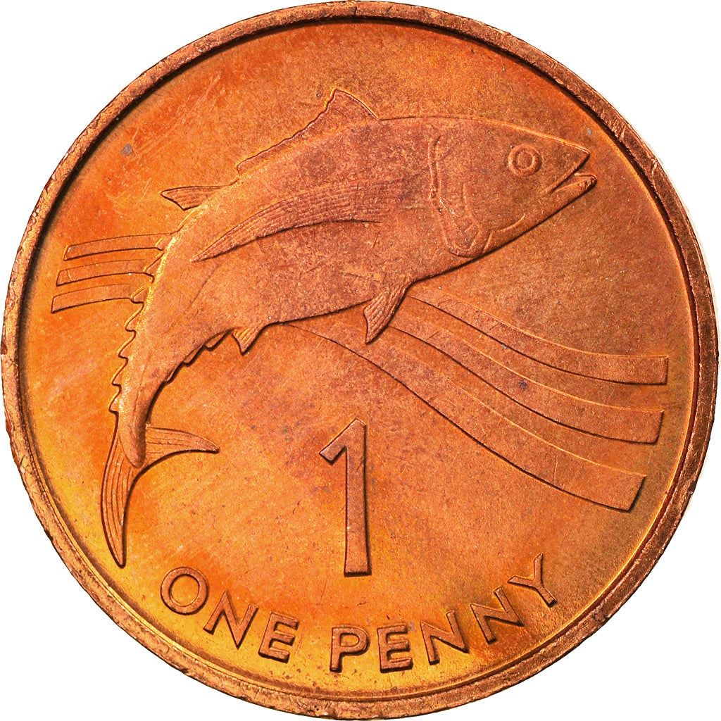 Sant'Elena e Ascensione | Moneta da 1 Penny | Elisabetta II | Tonno | Km:1 | 1984