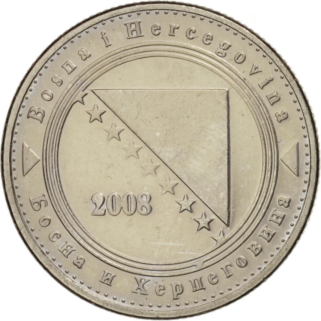 Bosnia and Herzegovina | 5 Feninga Coin | Map of Bosnia | Km:121 | 2005 - 2025
