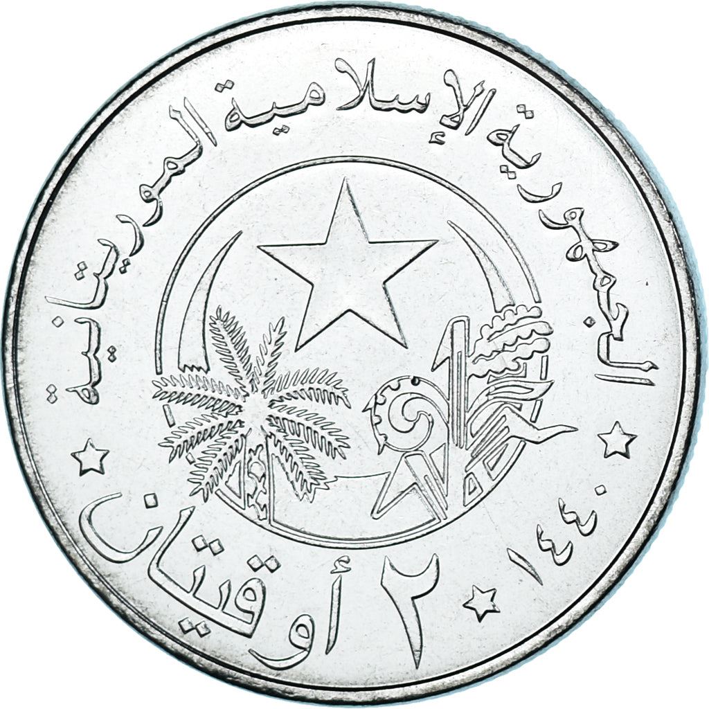 Mauritania | 2 Ouguiya Coin | National Instruments | Km:16 | 2018