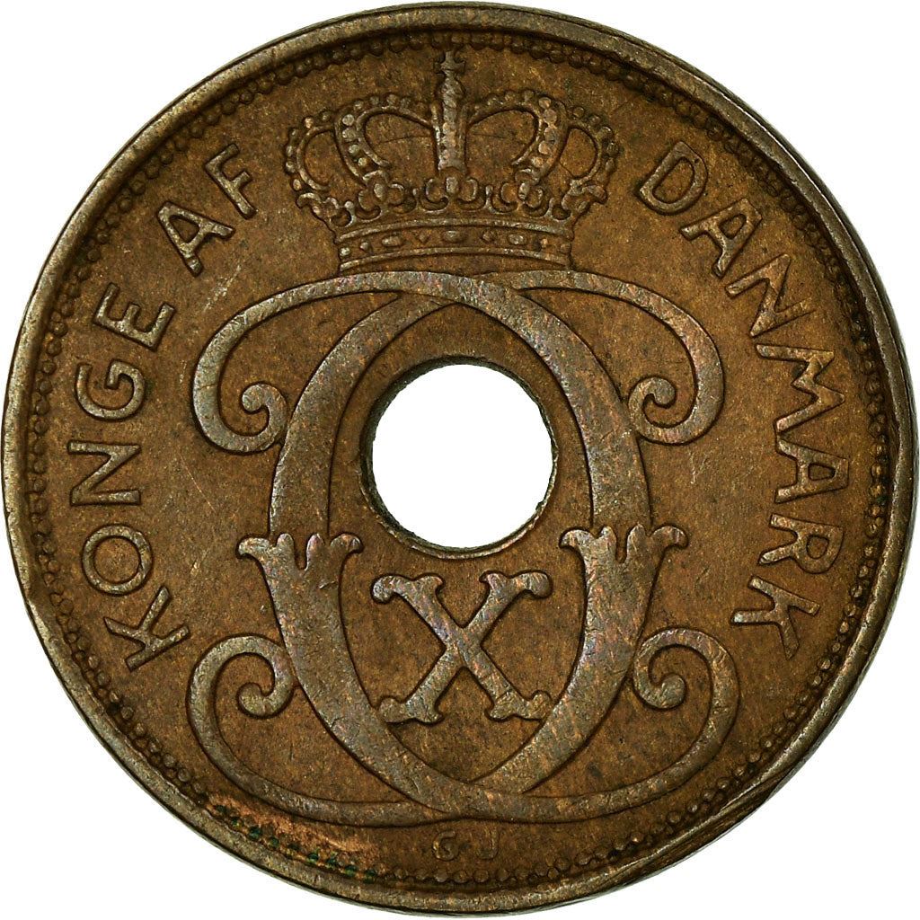 Denmark | 2 Ore Coin | Monogram | Km:827 | 1926 - 1940