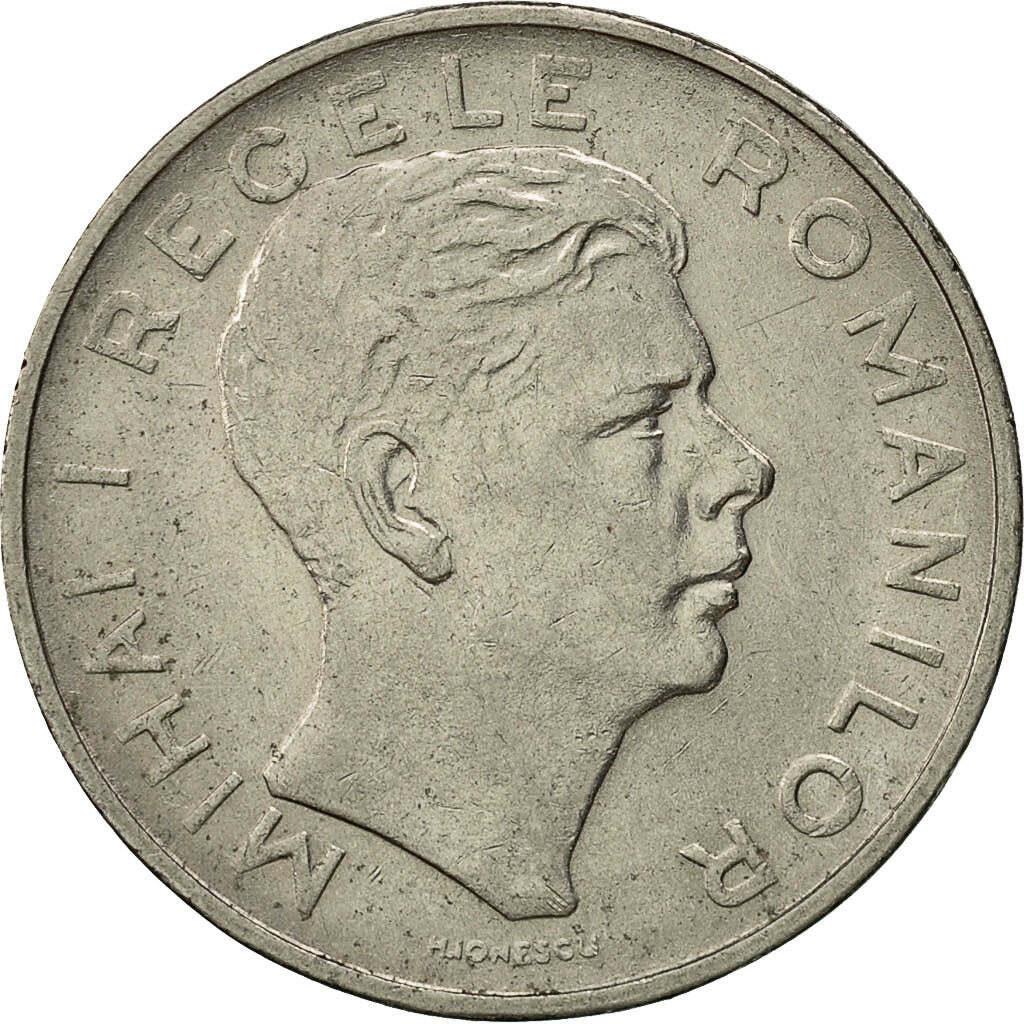 Romania Coin | 100 Lei | King Mihai I | KM64 | 1943 - 1944