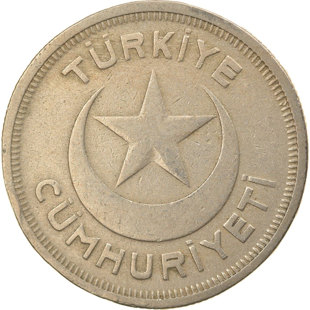Turkey | Turkish 10 Kurus Coin | Istanbul | Moon Star | KM863 | 1935 - 1940