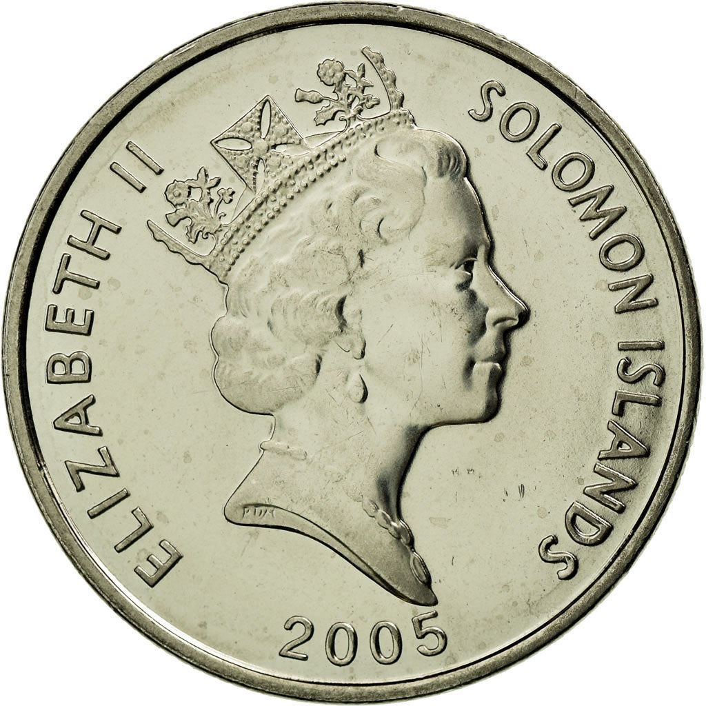 Solomon Islands | 5 Cents Coin | Elizabeth II | Native Mask | Km:26A | 1993 - 2005