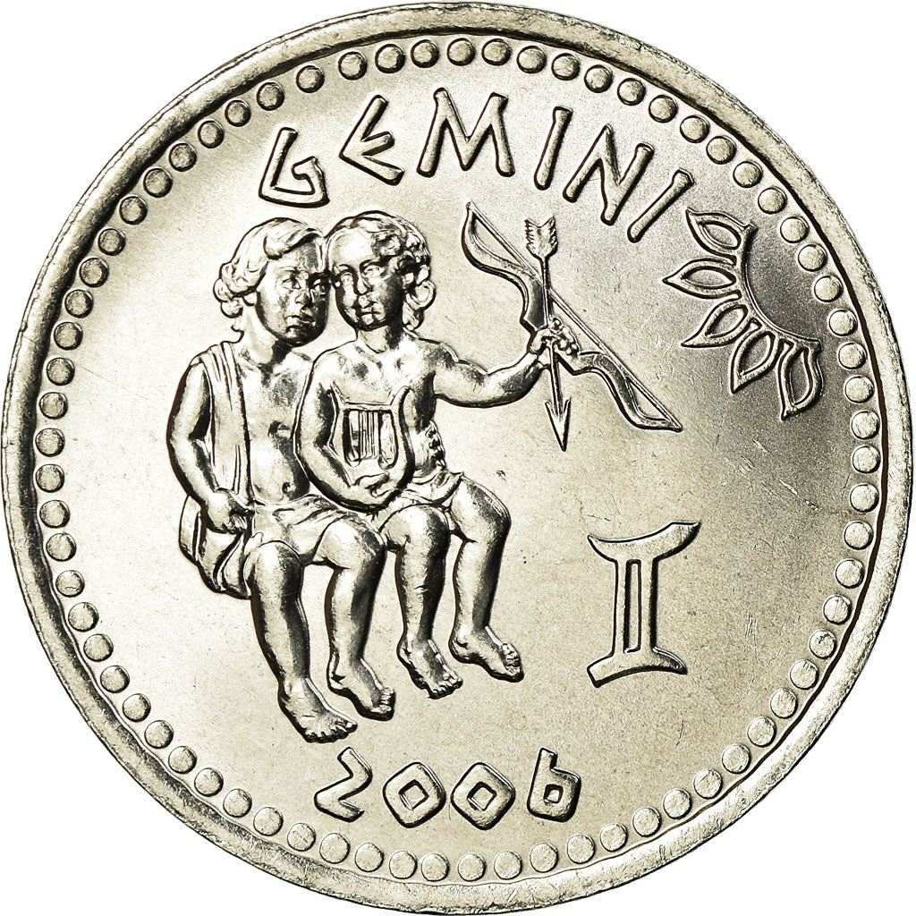 Somaliland | 10 shilling-mønt | Gemini | Rustfrit stål | KM:11 | 2006