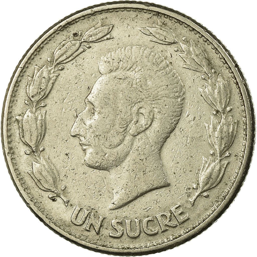 Ecuador | 1 Sucre Coin | Nickel | Military leader | KM:78.1 | 1937-1946
