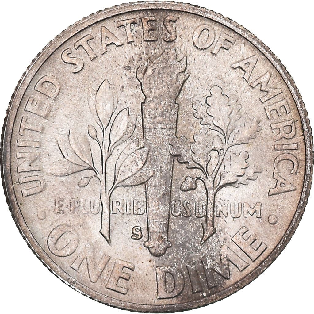USA | 1 Dime Mønt | Franklin D. Roosevelt | KM:195 | 1946 - 1964