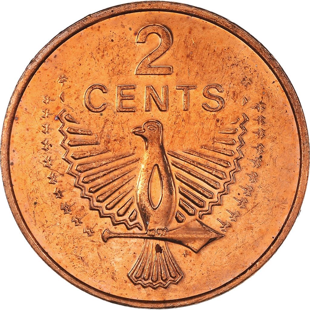 Solomon Islands | 2 Cents Coin | Elizabeth II | Eagle Spirit | Km:2 | 1977 - 1983