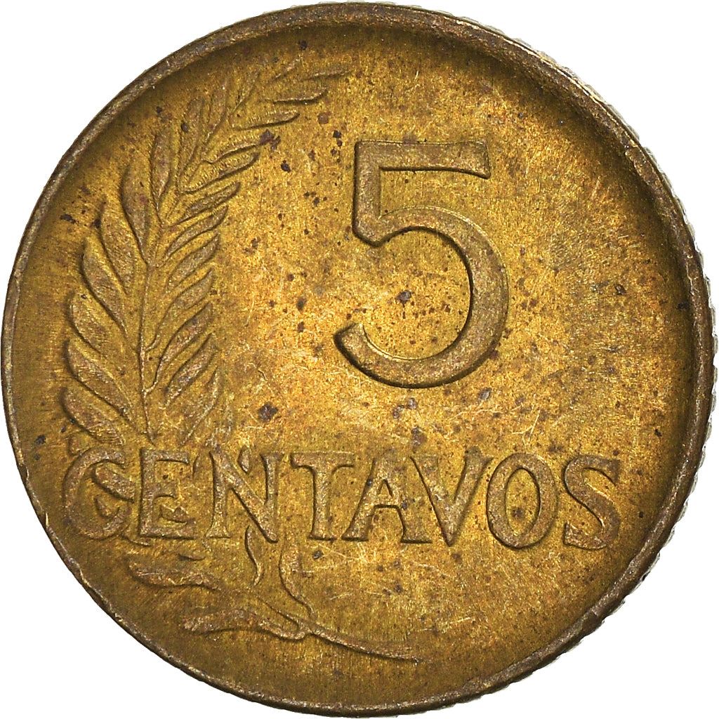 Peru | 5 Centavos Coin | Ceres | Km:223 | 1945 - 1965