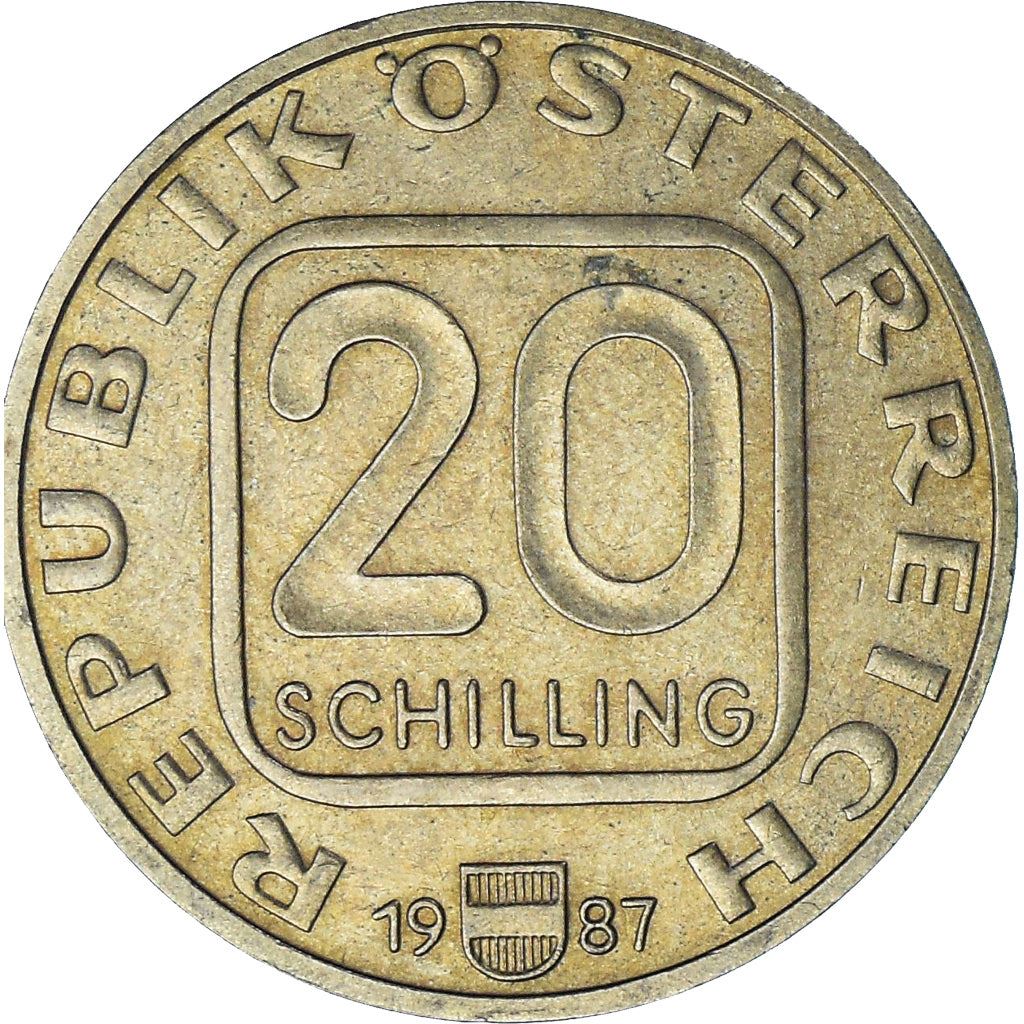 Austria | 20 Schilling Coin | Arcbishop Johann | Km:2980 | 1987 - 1993