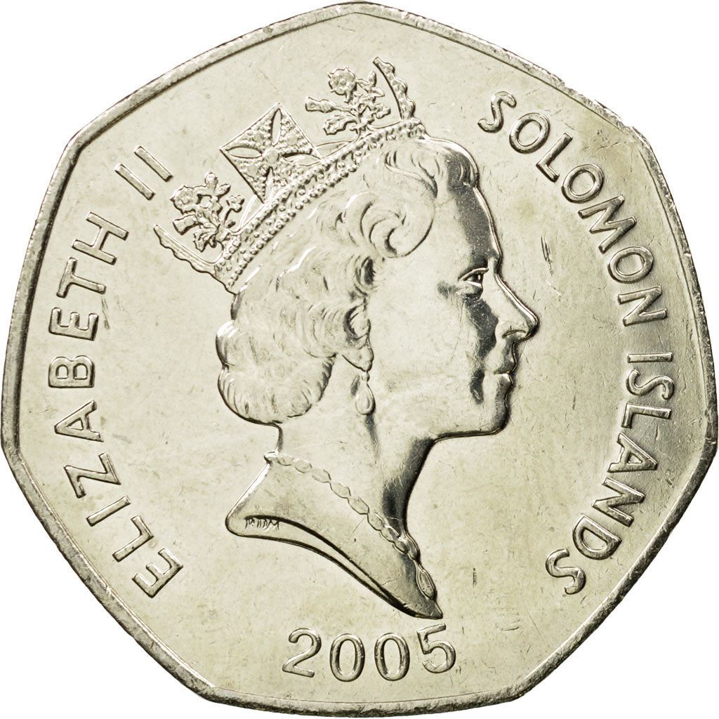 Salomonöarna | 1 Dollarsmynt | Elizabeth II | Havsanda | Km:72 | 1996 - 2005