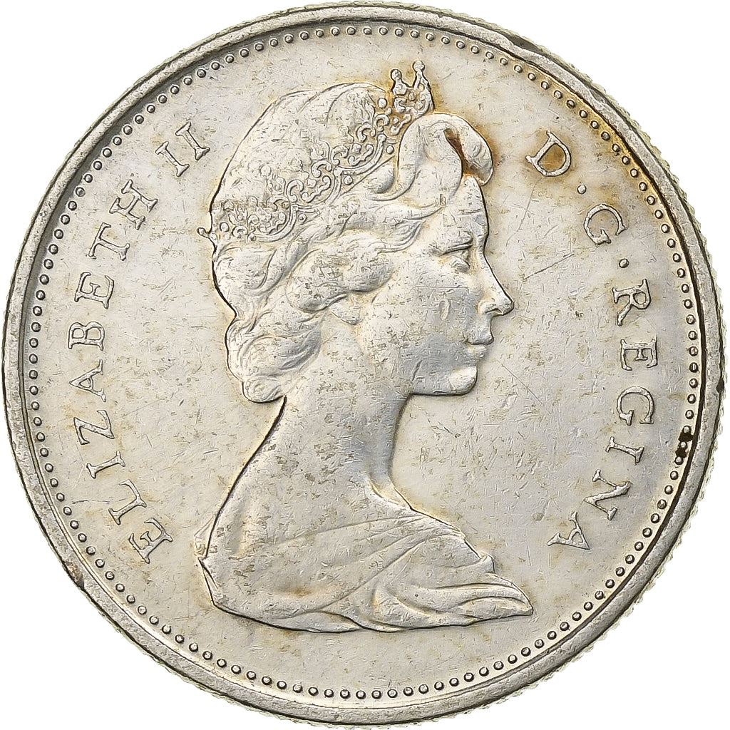 Canada | 25 cent munt | Zilver | 2e portret | KM:62a | 1968