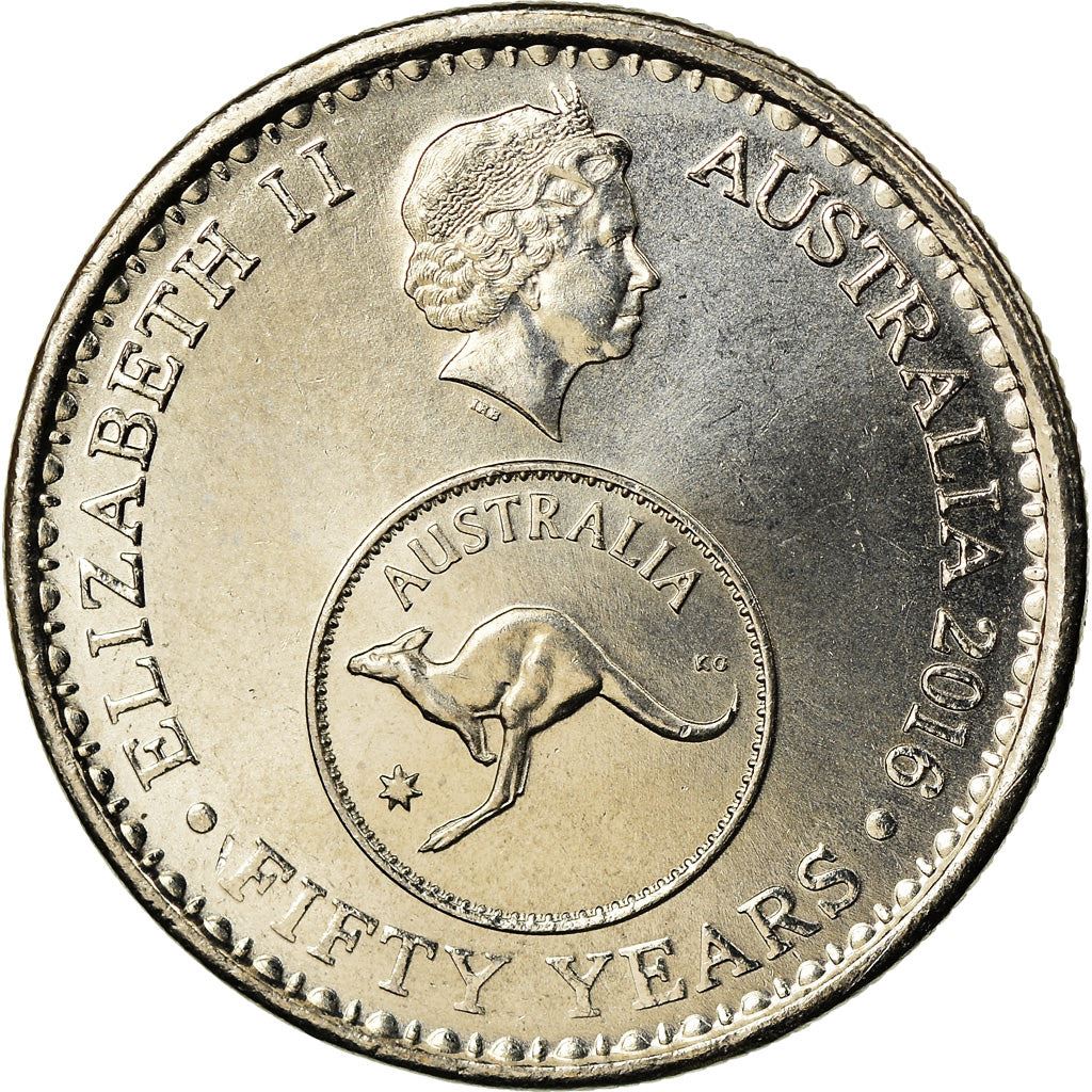 Australia | 5 Cents Coin | Anniversary of Decimal Currency | Km:3160 | 2016