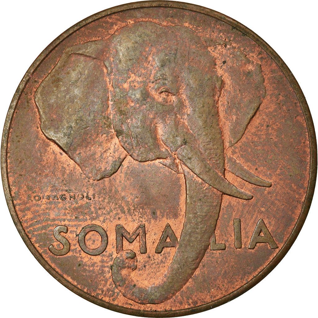 Somalia | 10 Centesimi Coin | Elephant | Km:3 | 1950