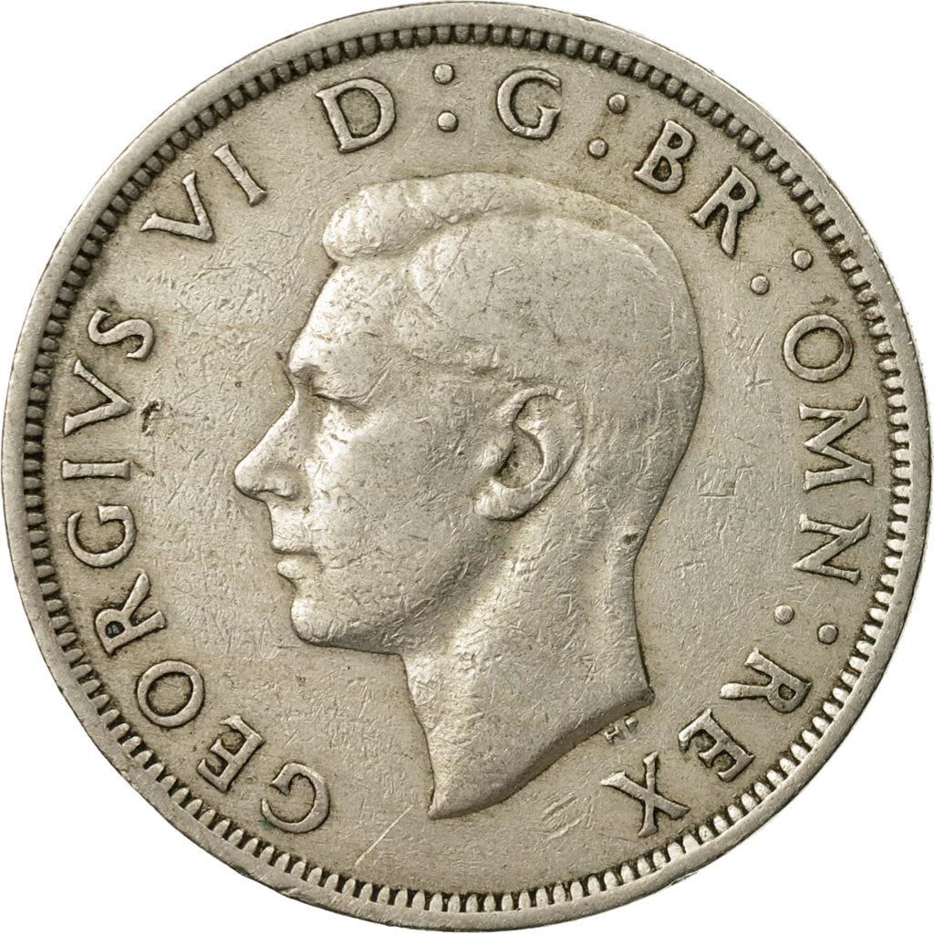United Kingdom | 1/2 Crown Coin | George VI | Km:866 | 1947 - 1948