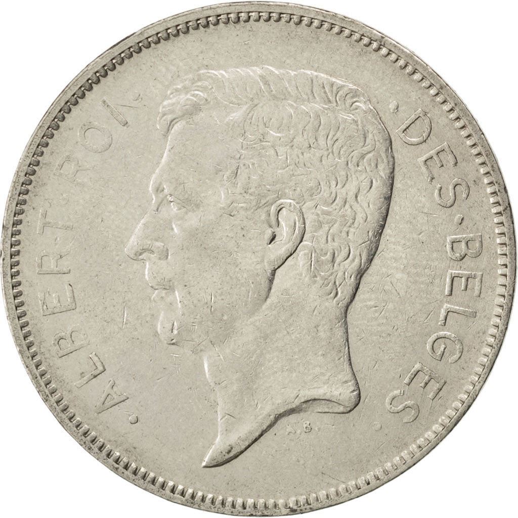 Belgium | 4 Belga / 20 Francs Coin | King Albert I | Km:101 | 1931 - 1932