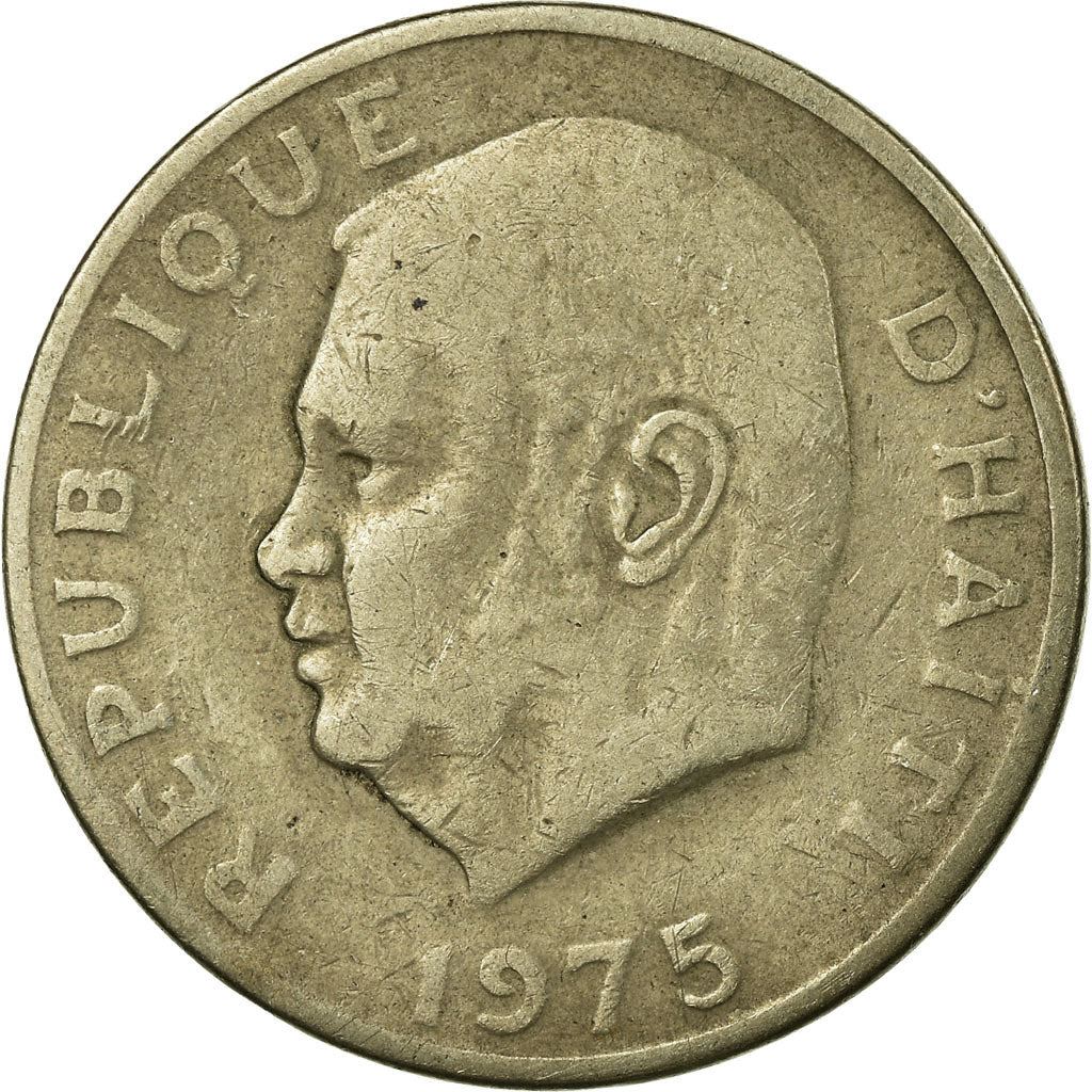 Haiti | 10 Centimes Coin | Jean-Claude Duvalier | Cannon | Km:120 | 1975 - 1983