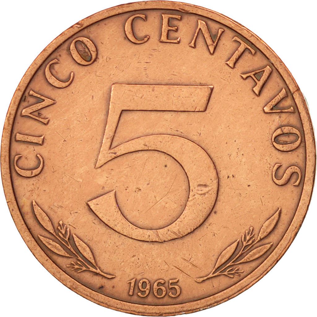 Bolivia | 5 centavos | verkoperd staal | Wapen | KM:187 | 1965-1970