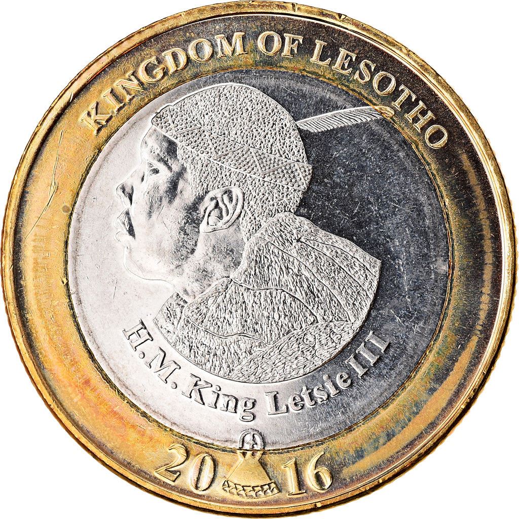 Lesotho | 5 Maloti Coin | King Letsie III | 2016