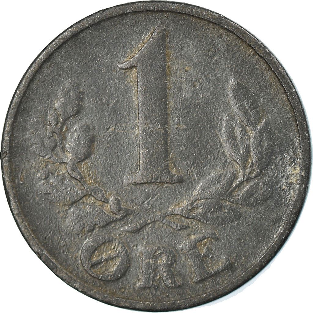 Denmark | 1 Ore Coin | Monogram | Km:832 | 1941 - 1946