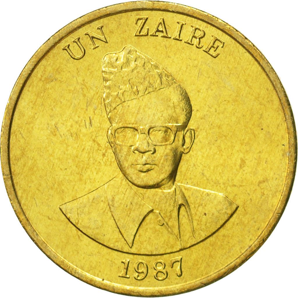 Zaire | 1 Zaire Coin | Mobutu Sese Seko | Km:13 | 1987