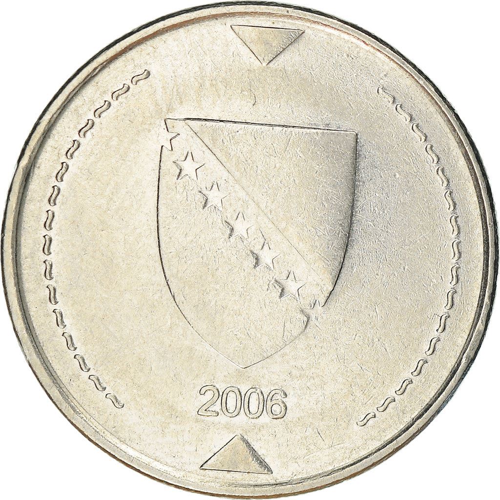 Bosnia and Herzegovina | 1 Konvertibilna Marka Coin | Coat of arms of Bosnia | Km:118 | 2000 - 2025