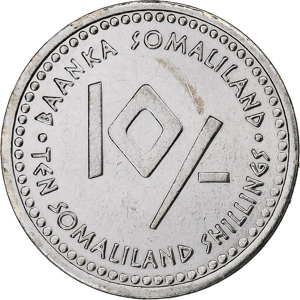 Somaliland | 10 Shillings Coin | Sagittarius | Stainless steel | KM:17 | 2006