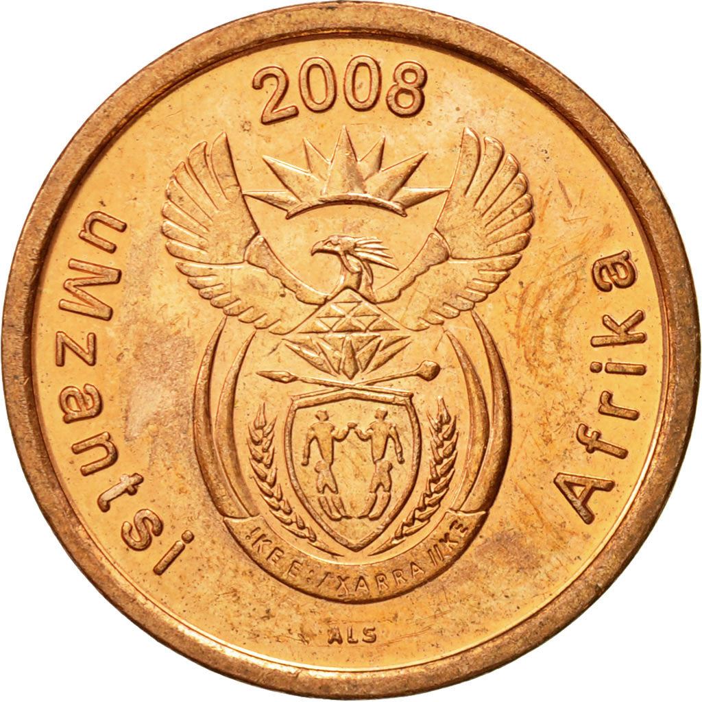 South Africa 5 Cents Xhosa Legend - uMzantsi Afrika Coin KM440 2008