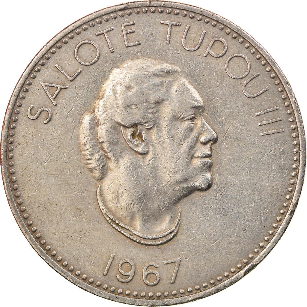 Tonga | 20 Seniti Münze | Königin Tupou III | Stern | Km:8 | 1967