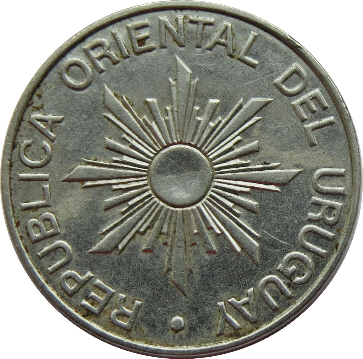 Uruguay 50 Nuevos Pesos Coin | Sun | KM94 | 1989