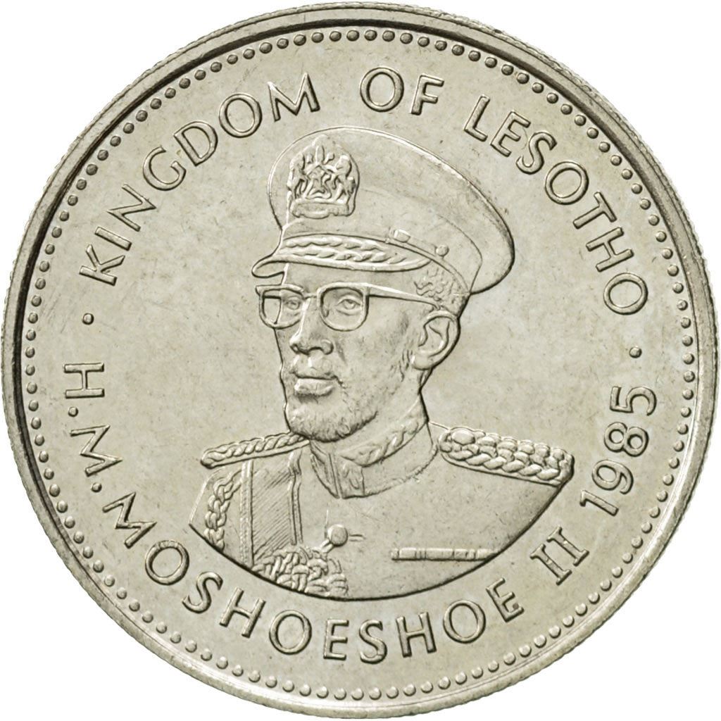 Lesotho | 25 Lisente Coin | Moshoeshoe II | Km:20 | 1979 - 1989