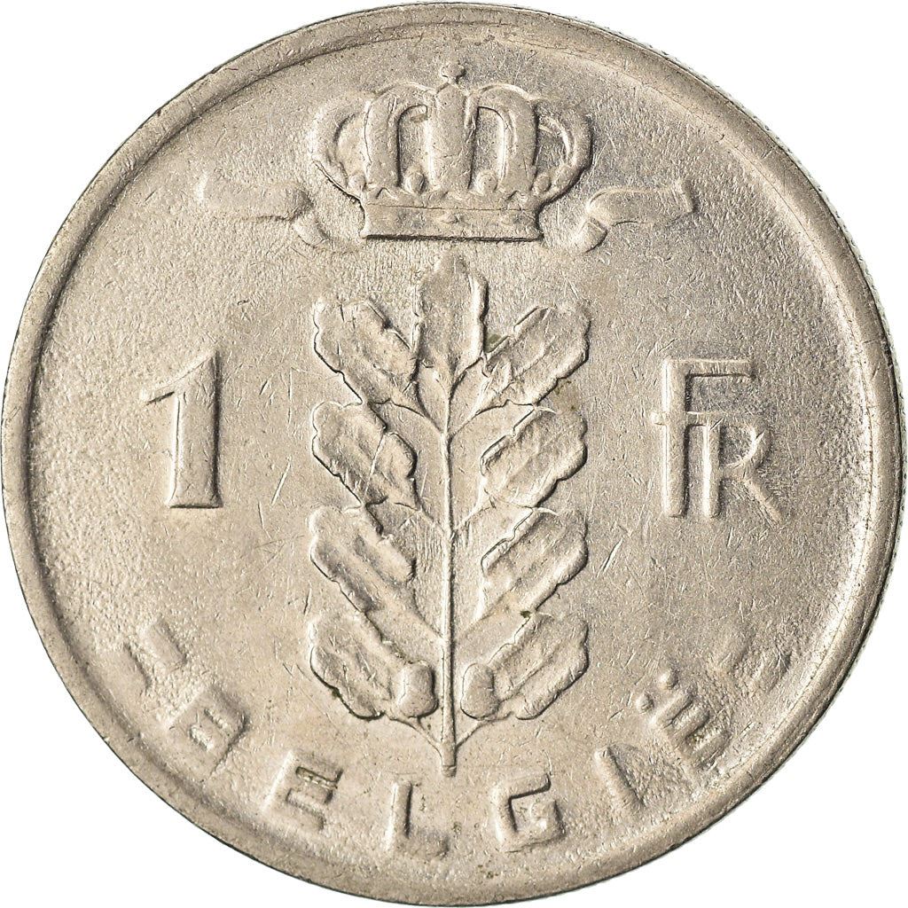 Belgian Coin 1 Franc - Baudouin I België | Cornucopia | Oak | Star | KM143 | 1950 - 1988
