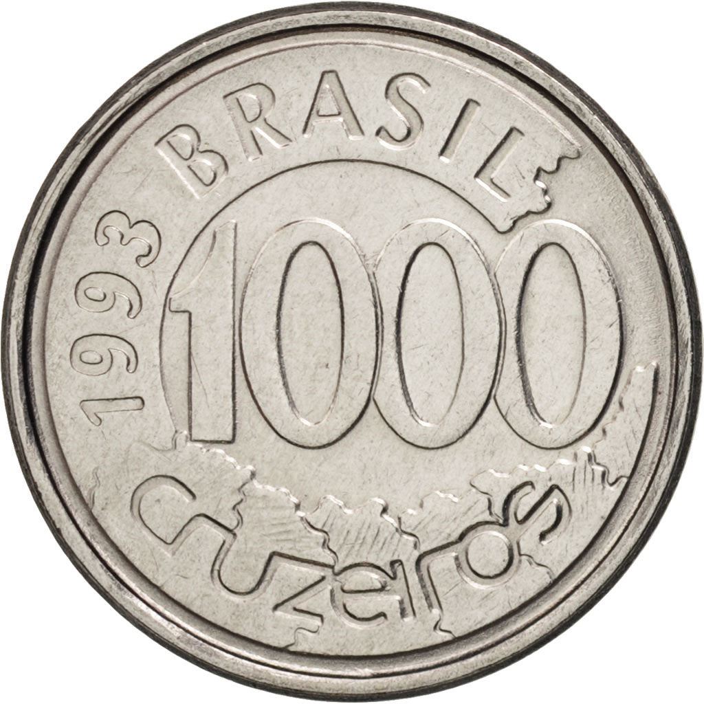 Brazil | 1000 Cruzeiros Coin | Acará fish | Km:626 | 1992 - 1993