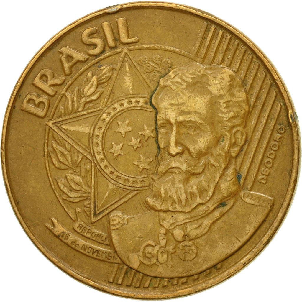 Brazil | 25 Centavos Coin | Deodoro da Fonseca | Km:650 | 1998 - 2024